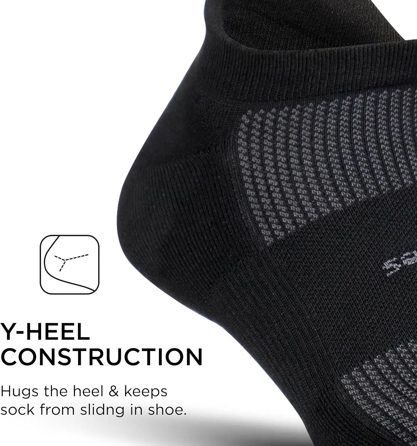 Feetures High Performance Max Cushion Ankle Sock - Tab Socks for Women & Men with Heel Tab