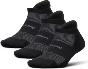 Feetures High Performance Max Cushion Ankle Sock - Tab Socks for Women & Men with Heel Tab