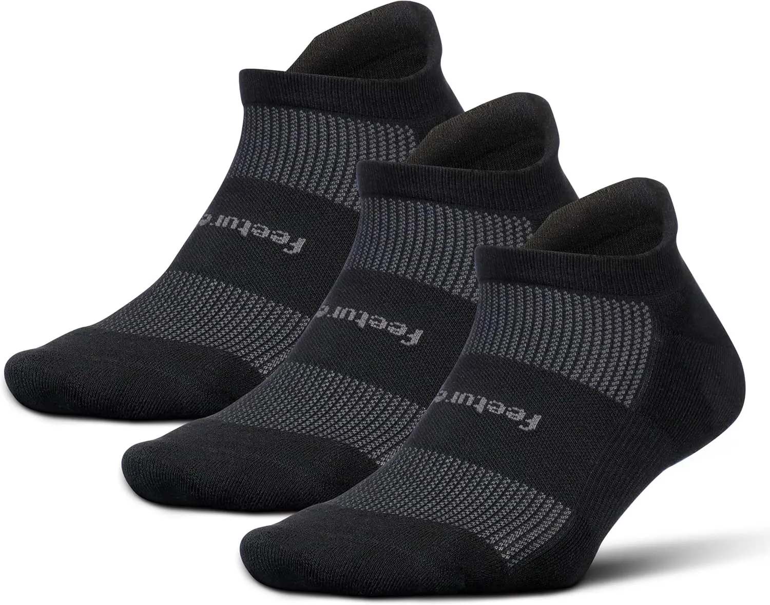 Feetures High Performance Max Cushion Ankle Sock - Tab Socks for Women & Men with Heel Tab