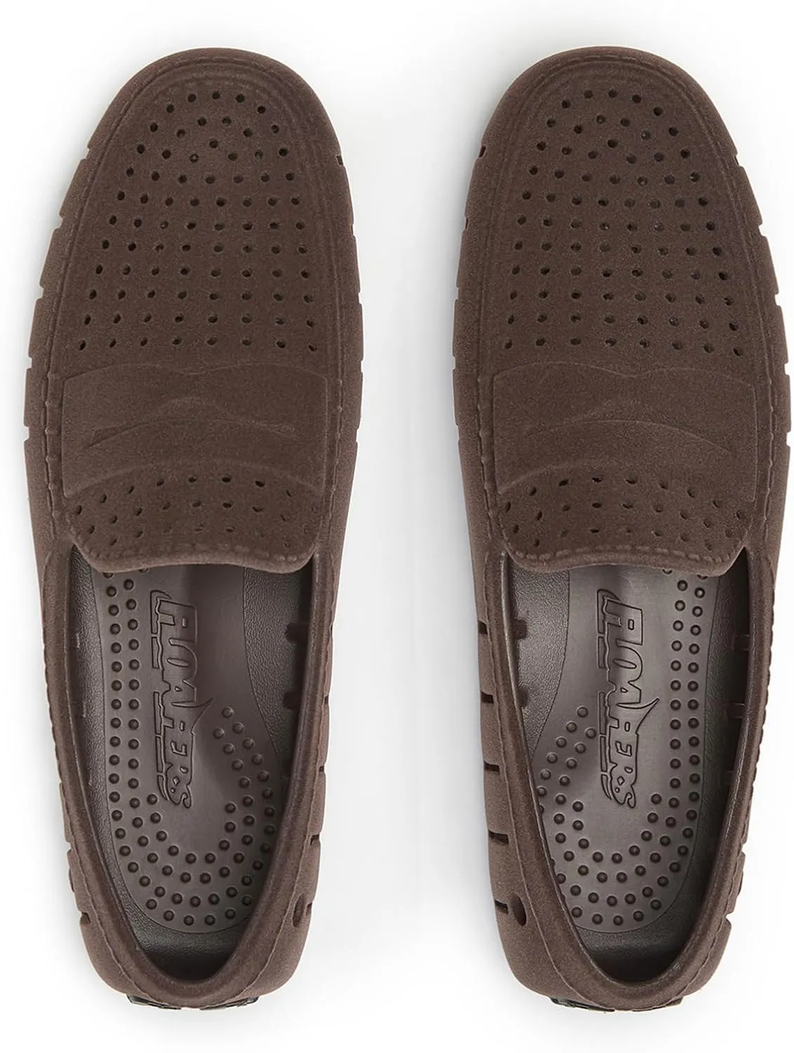 Floafers Men's Country Club Driver Faux Suede Boat Shoe