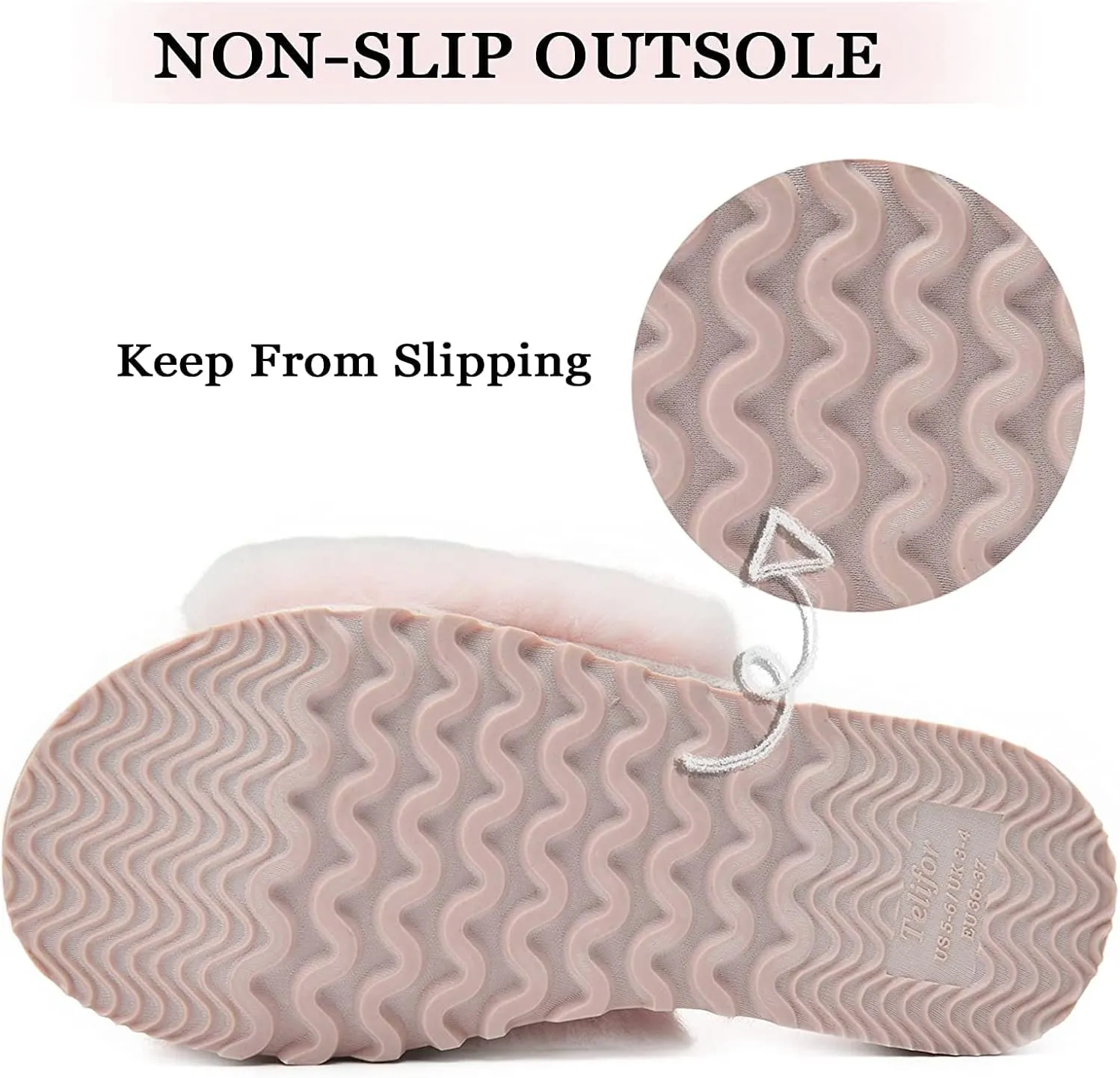 Fluffy Open Toe Slippers for Women Indoor Memory Foam, Comfy Fuzzy Womens Summer House Slippers Non-Slip, Soft Faux Fur Slip-on Woman Home Bedroom Slippers