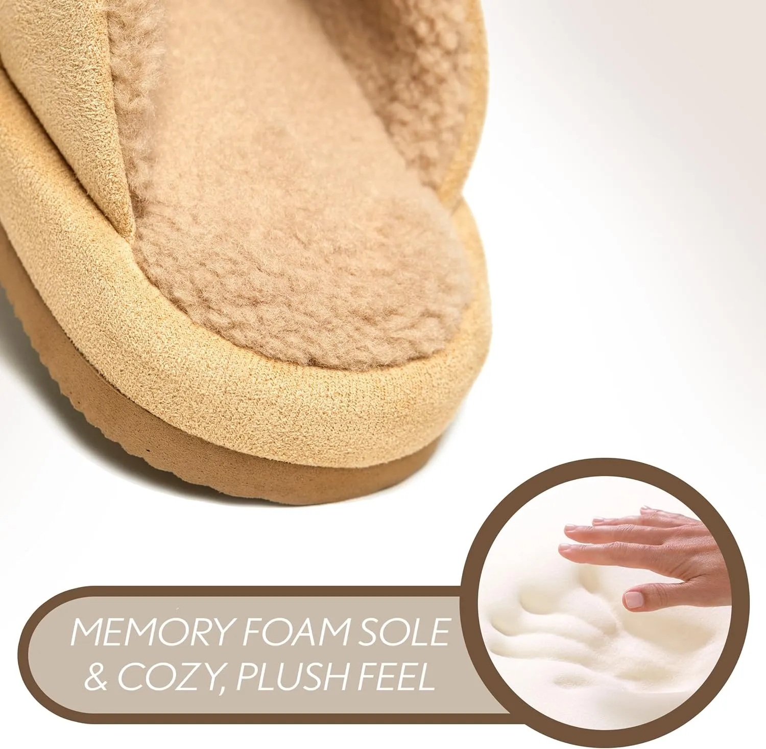 Funky Junque Cozy Plush Women's Memory Foam Slippers - Mother's Day Gift - Indoor/Outdoor Slip-Ons