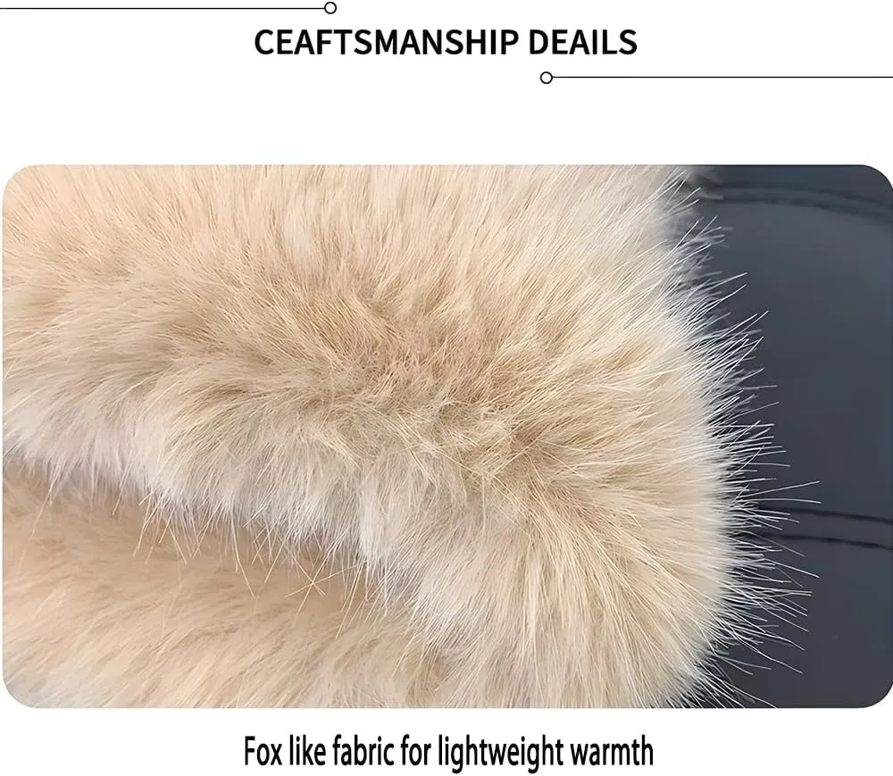 Fuzzy Faux Fur Diva Bucket Hat for Women - Luxurious Winter Hat for Fashionable Ladies