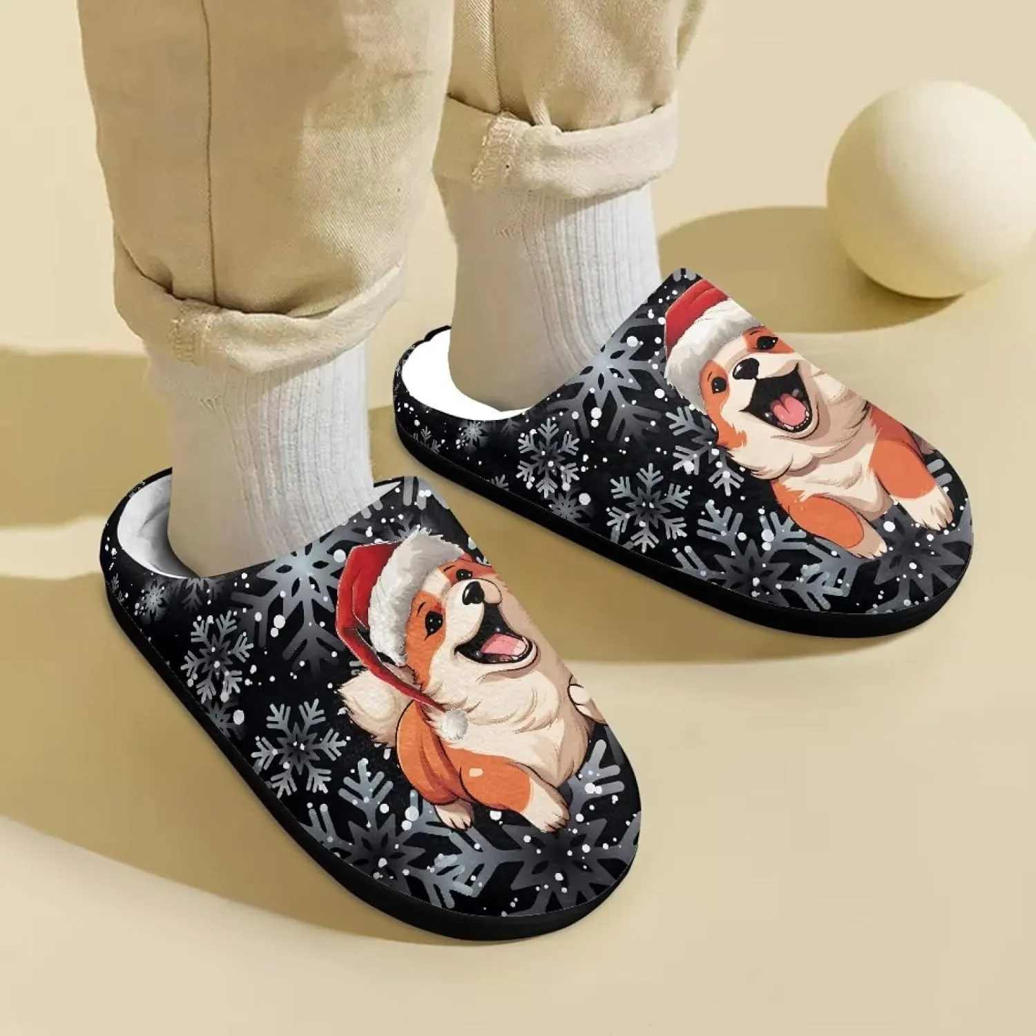 Girls Cute Animals House Slippers Kids Slip On Indoor Bedroom Memory Foam Slippers Size 9-14.5