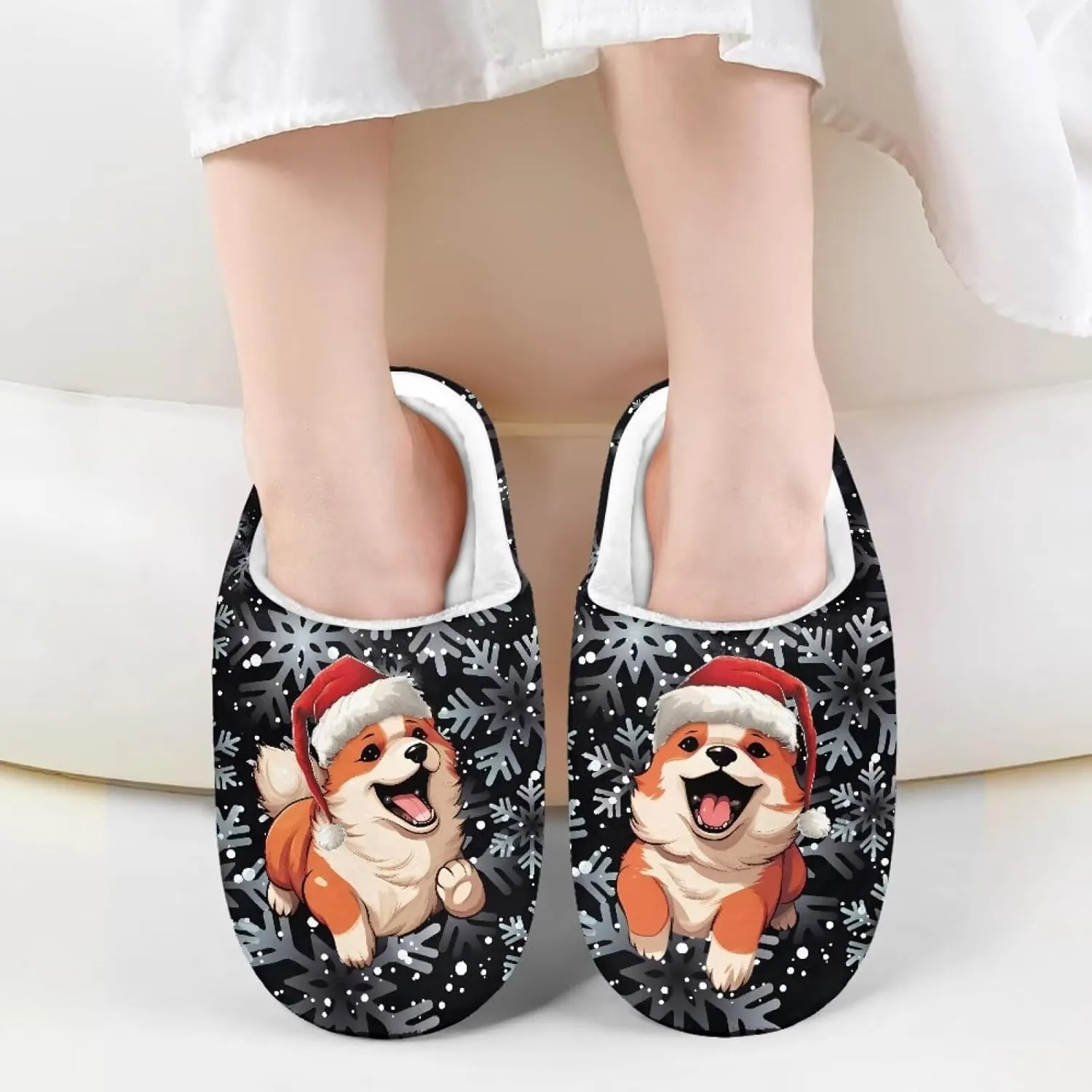 Girls Cute Animals House Slippers Kids Slip On Indoor Bedroom Memory Foam Slippers Size 9-14.5