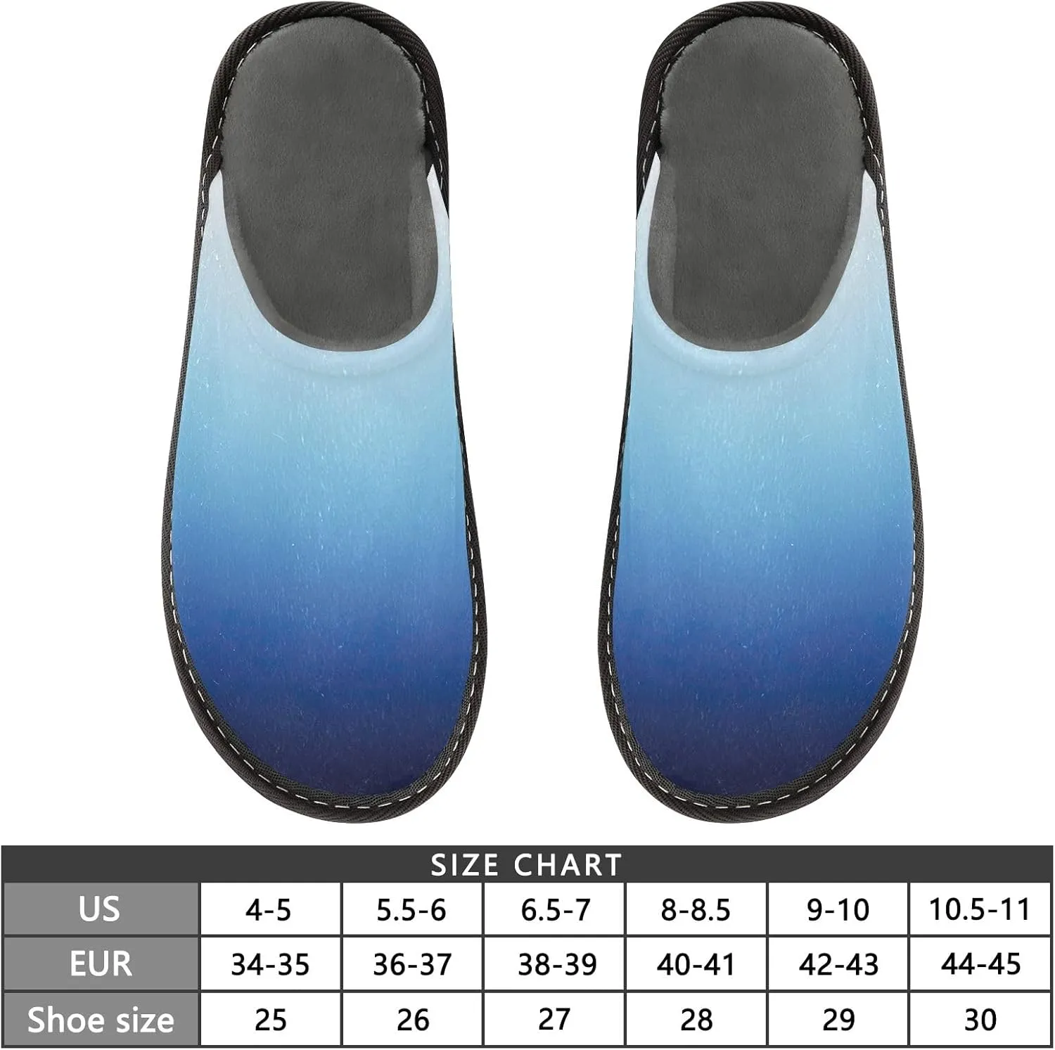 Gradient Travel Slippers Womens Houseshoes Womens Winter Slippers Home Slippers for Men