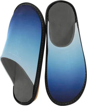 Gradient Travel Slippers Womens Houseshoes Womens Winter Slippers Home Slippers for Men