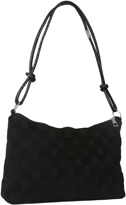 HAKUNA Women's Checkered Hobo Bag Lightweight Hobo Handbag Shoulder Bag Casual Daily Bag Hobo Purse