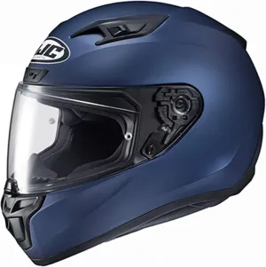 HJC i10 Solid Natural Motorcycle Helmet, DOT Approved (Semi Flat Metallic Blue, Medium)
