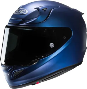 HJC RPHA 12 Solid Natural Motorcycle Helmet, DOT Approved (Semi Flat Metallic Blue, Large)