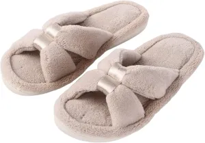 Home Slipper Women's Warm Cute Long Fleece Plush Indoor House SPA Slippers Clogs