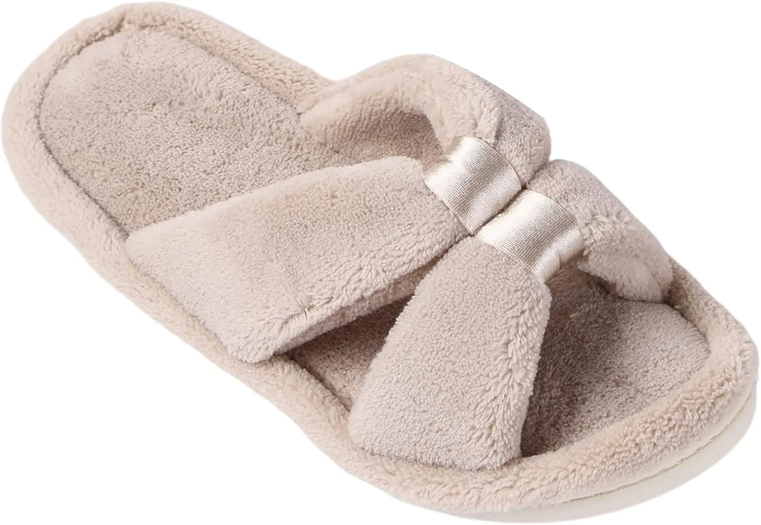 Home Slipper Women's Warm Cute Long Fleece Plush Indoor House SPA Slippers Clogs