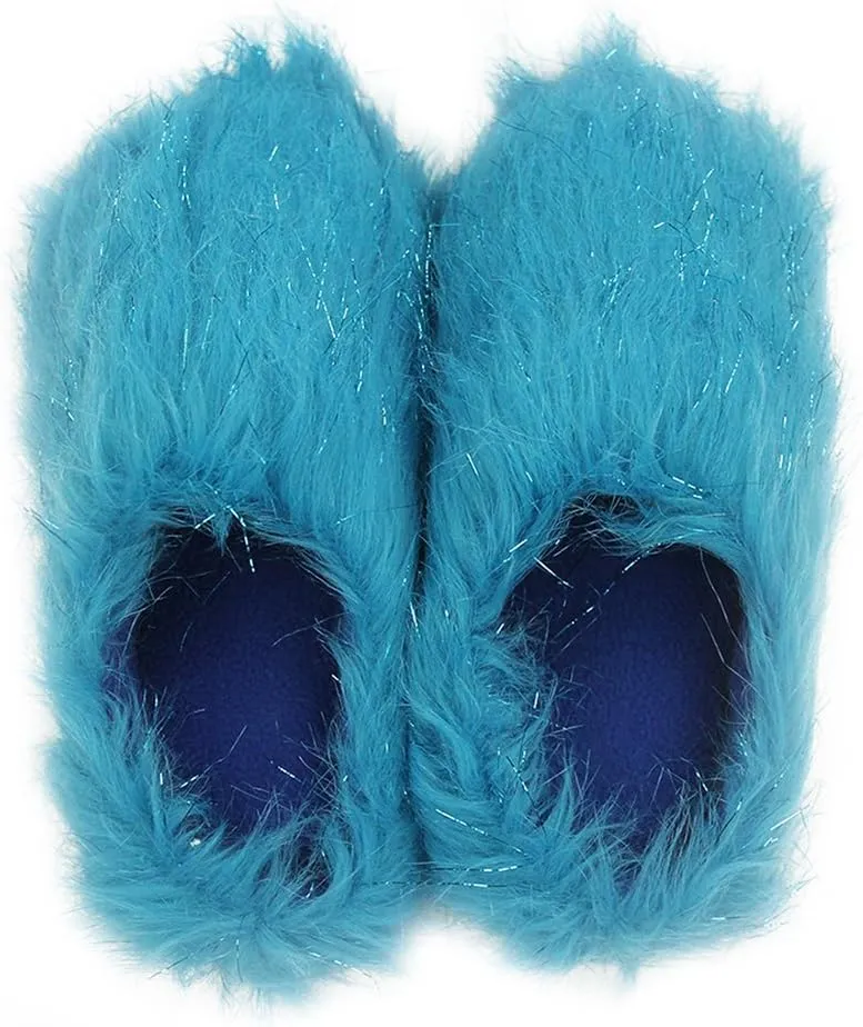 Home Slipper Women's Warm Cute Long Fleece Plush Indoor House SPA Slippers Clogs