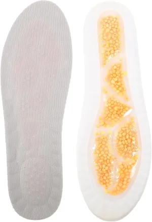 iplusmile Shock Absorbing Insoles, 1 Pair PU Insoles Sweat Absorption Insole Massage Sport Insoles Foot Sole Inserts Cushion for Men Women Sports Shoes Boots 43-44