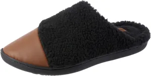 Isotoner Women's Clog Slipper: Indoor/Outdoor, Non-Slip, Memory Foam, Vegan Leather, Machine Washable