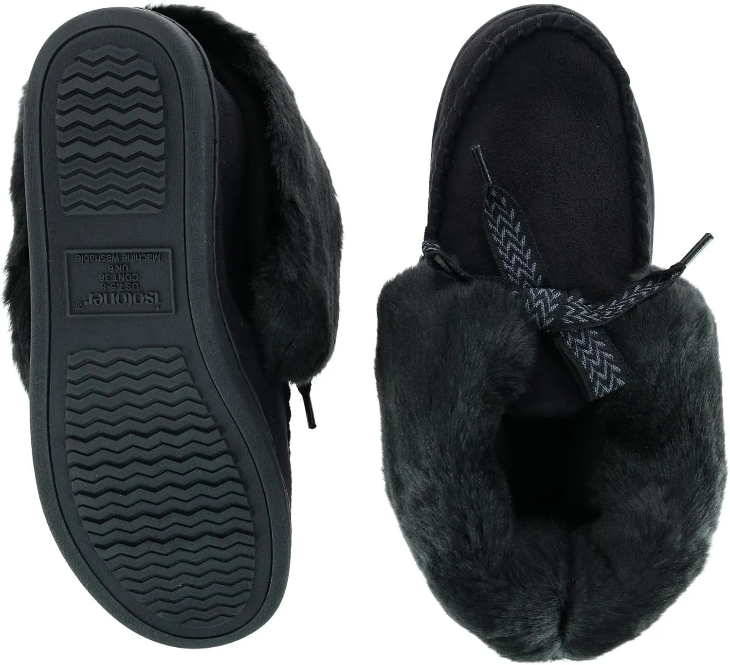 isotoner Womens Microsuede Nelly Moc Bootie