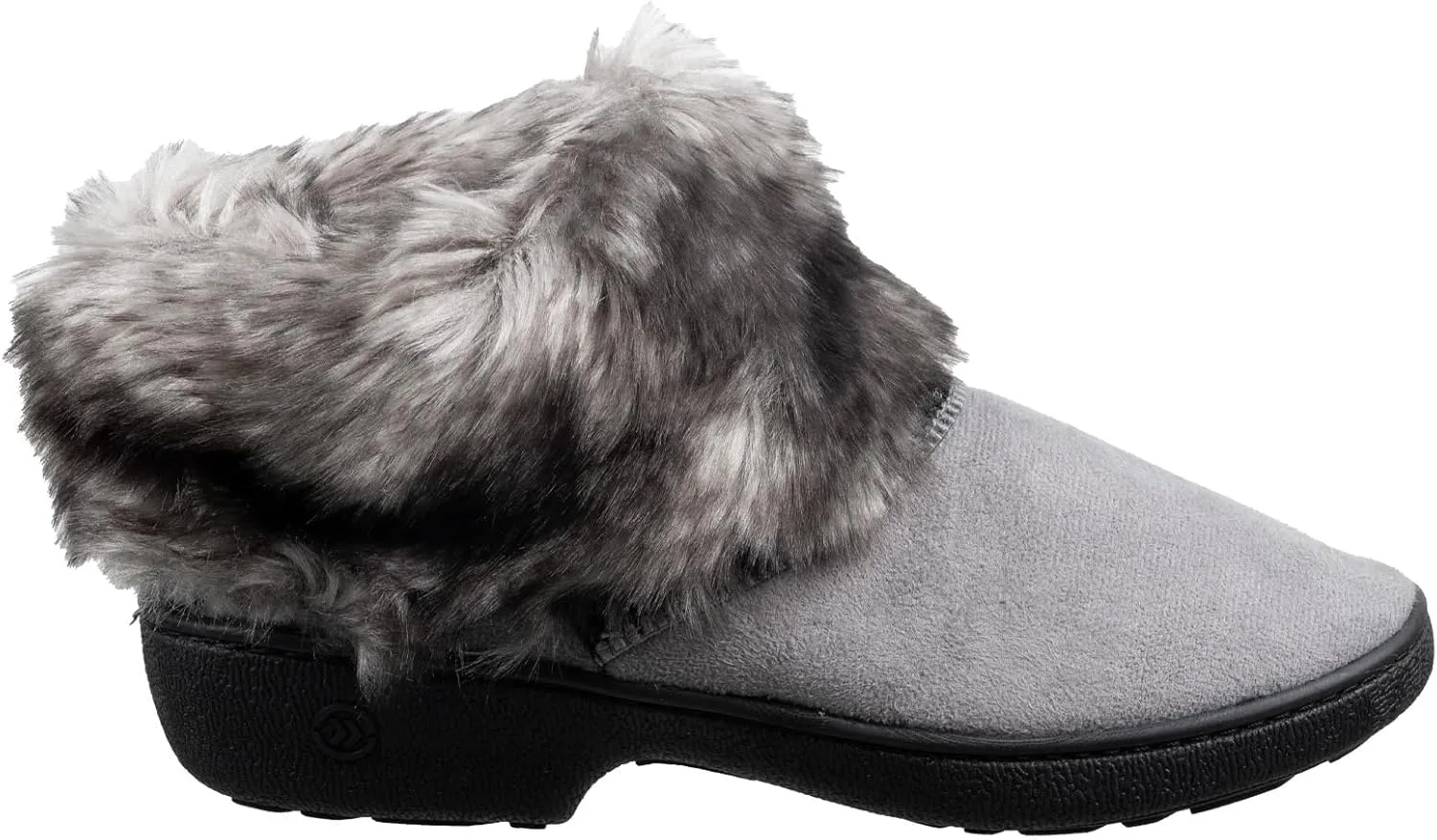 Isotoner Women's Recycled Microsuede Mallory Slipper, with Memory Foam and Indoor/Outdoor Sole