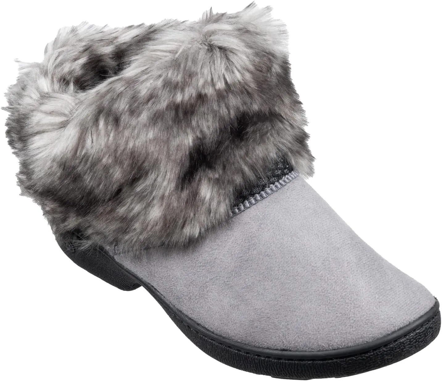Isotoner Women's Recycled Microsuede Mallory Slipper, with Memory Foam and Indoor/Outdoor Sole
