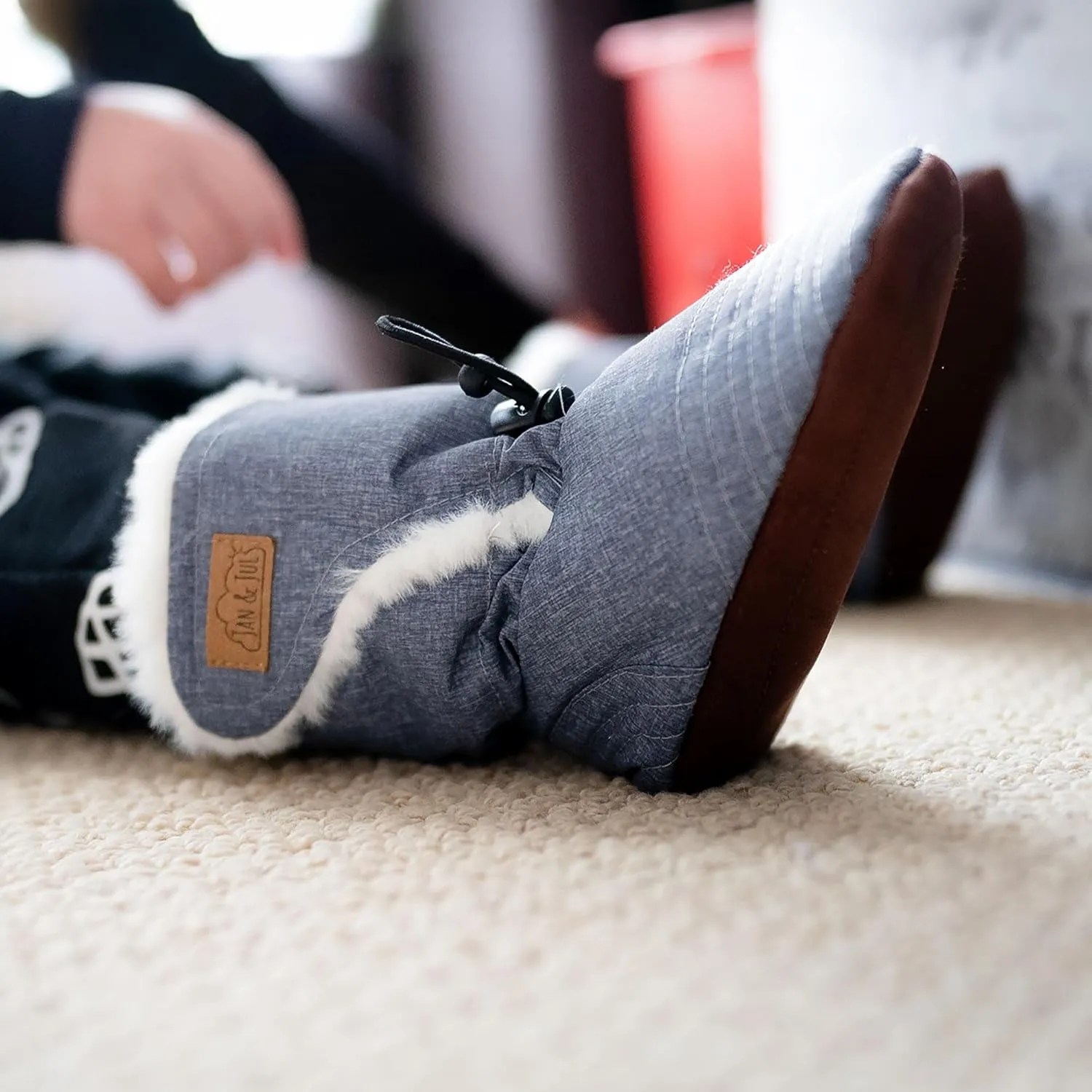JAN & JUL Faux Fur Lined Winter Booties for Babies and Toddlers