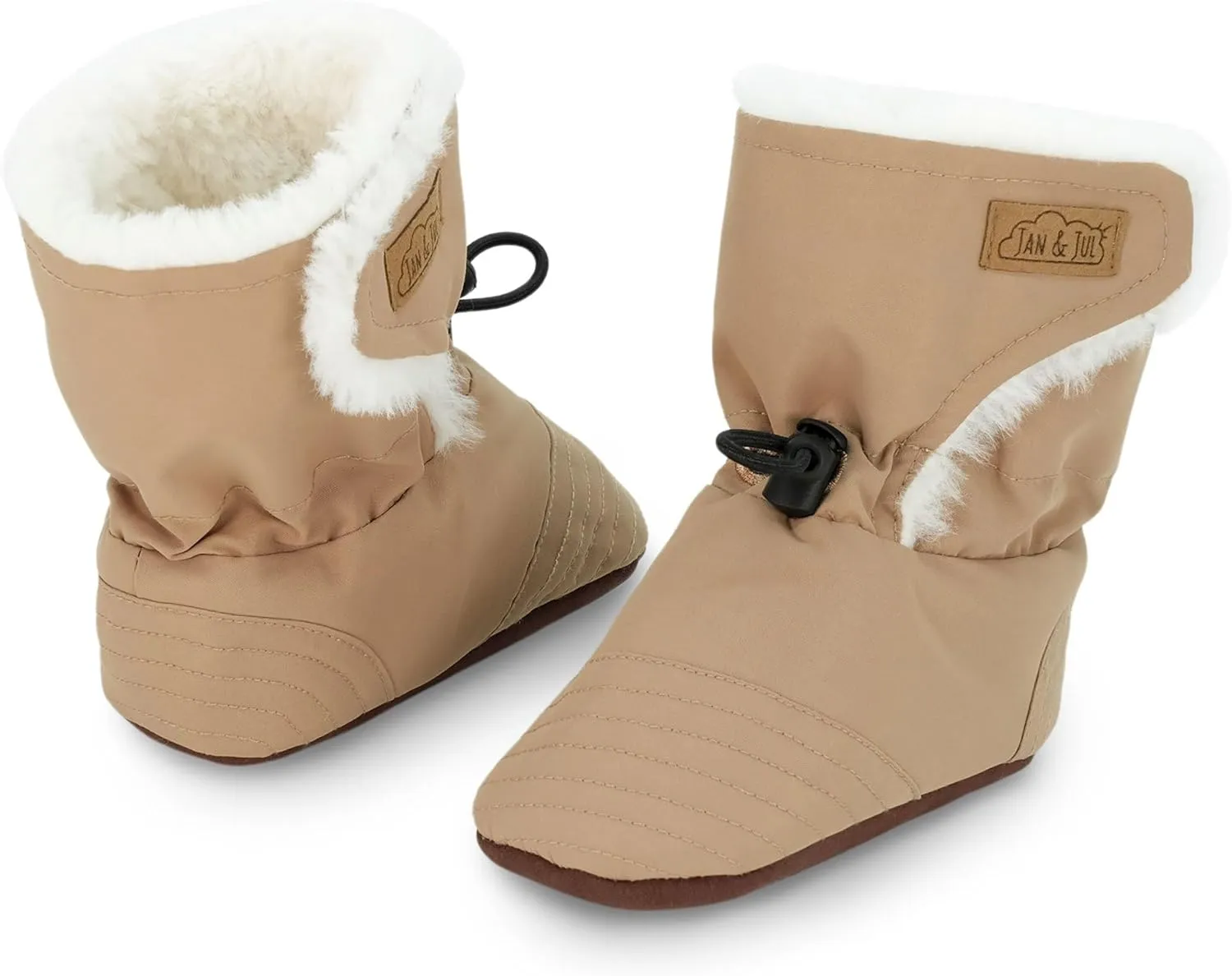 JAN & JUL Faux Fur Lined Winter Booties for Babies and Toddlers