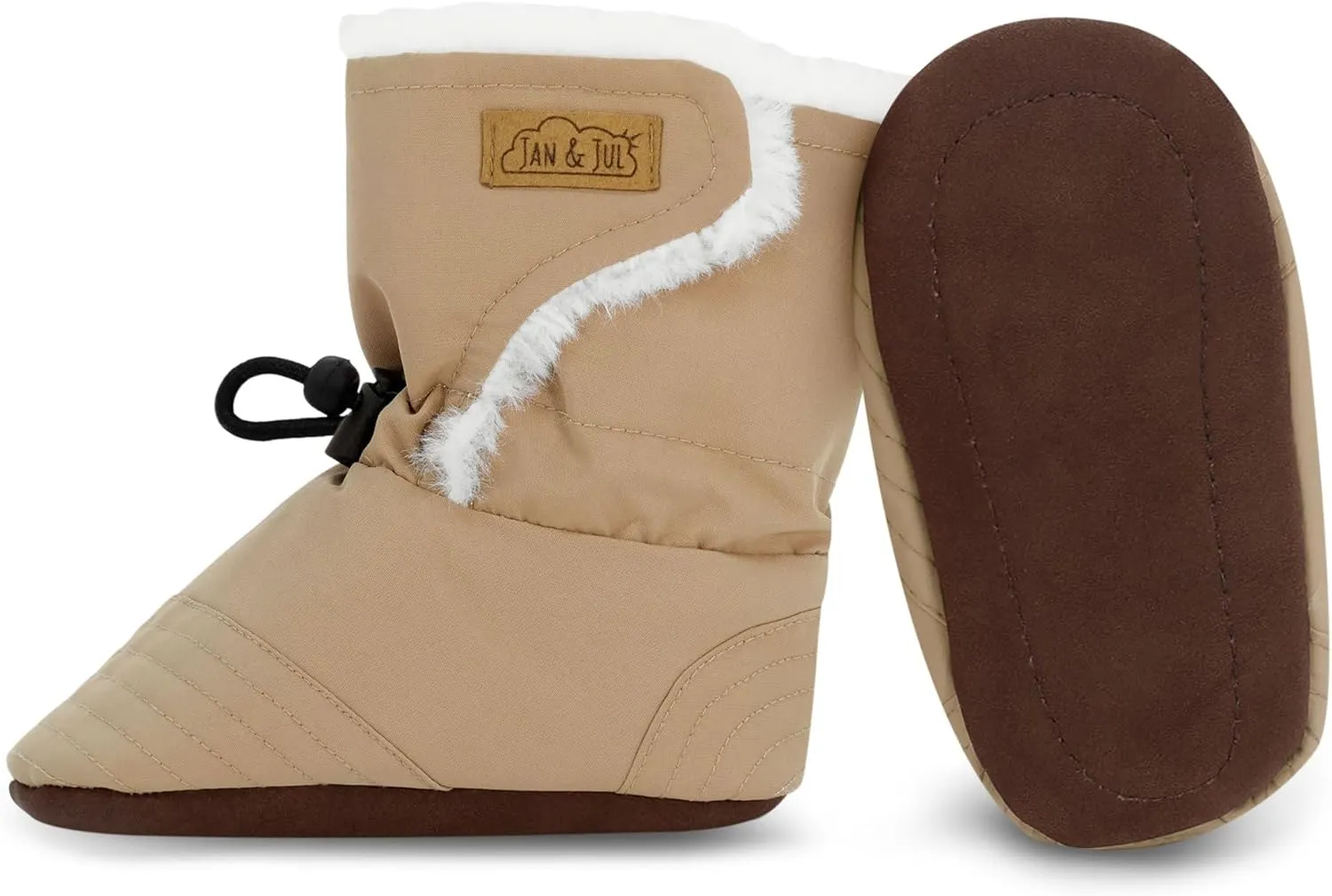 JAN & JUL Faux Fur Lined Winter Booties for Babies and Toddlers