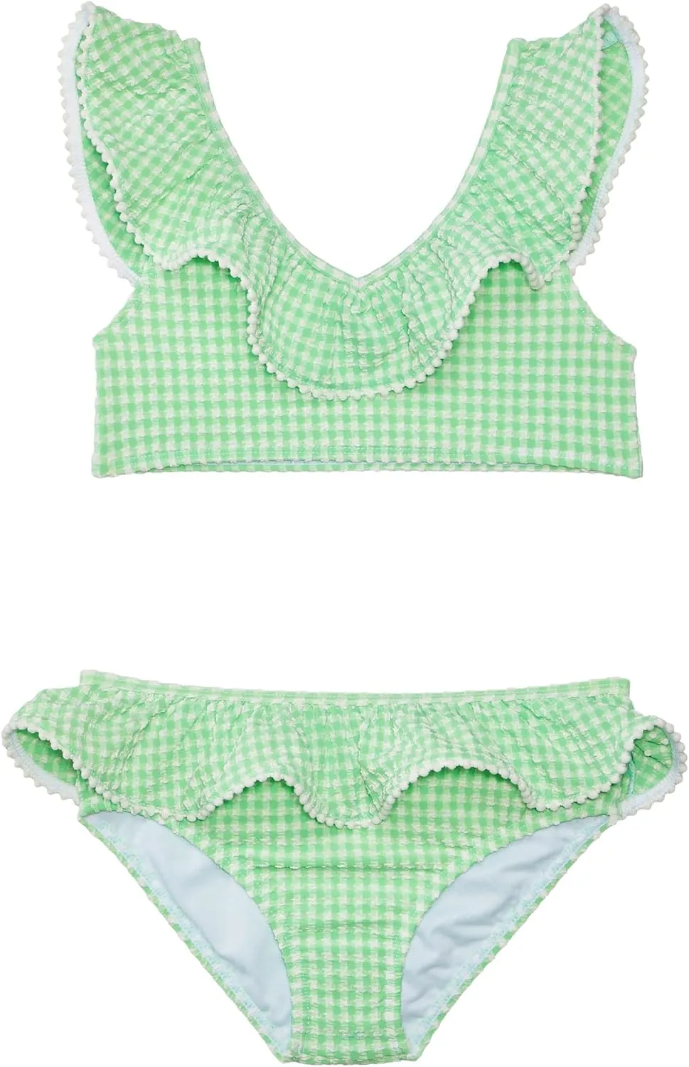 Janie and Jack Girls' Gingham Two-Piece Swimsuit (Toddler/Little Big Kid)