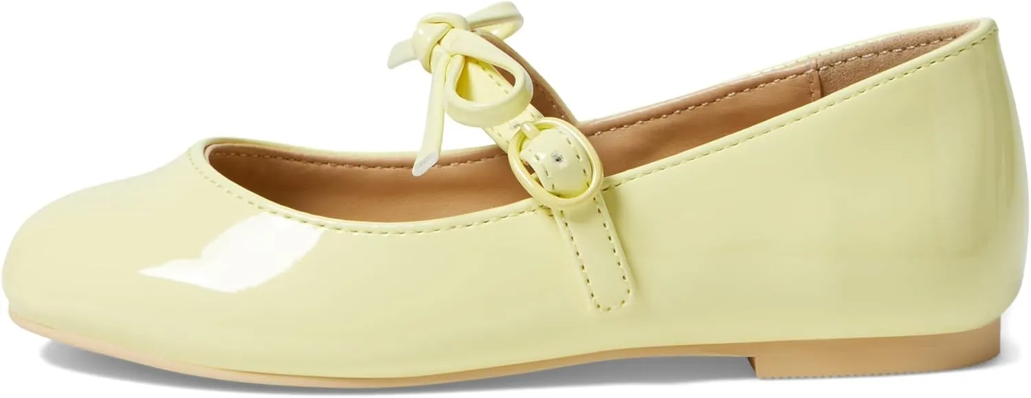 Janie and Jack Girl's Patent Bow Flat (Toddler/Little Big Kid) Ballet