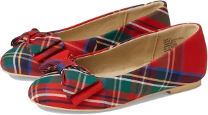 Janie and Jack Girl's Plaid Bow Flat (Toddler/Little Kid/Big Kid)