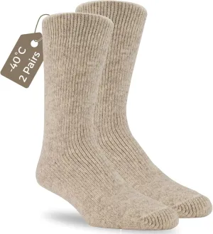J.B. Field's -40 Below Arctic Trail Thermal Winter Socks for Hiking, Trekking & Outdoor Activity, 85% Preshrunk Wool