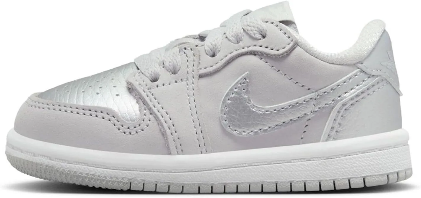 Jordan Toddler's 1 Retro Low OG Neutral Grey/Metallic Silver (FQ5435 002) - 9