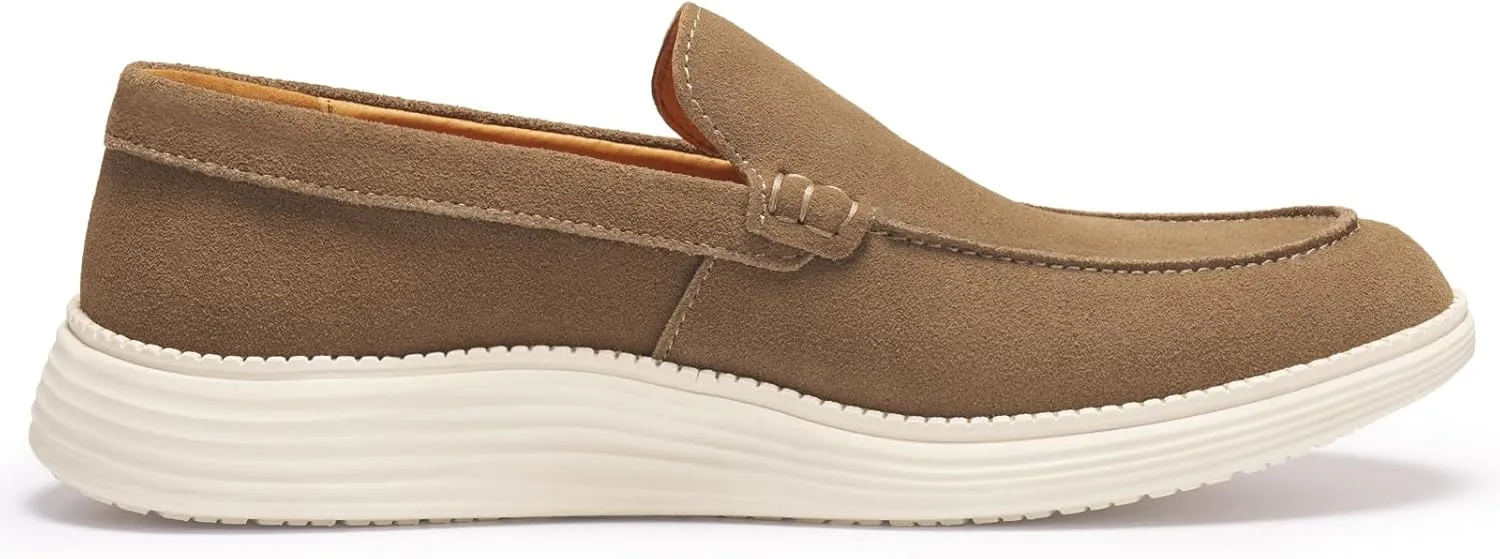 Journey West Men's Comfort Casual Slip-on Suede Leather Loafers Shoes for Men