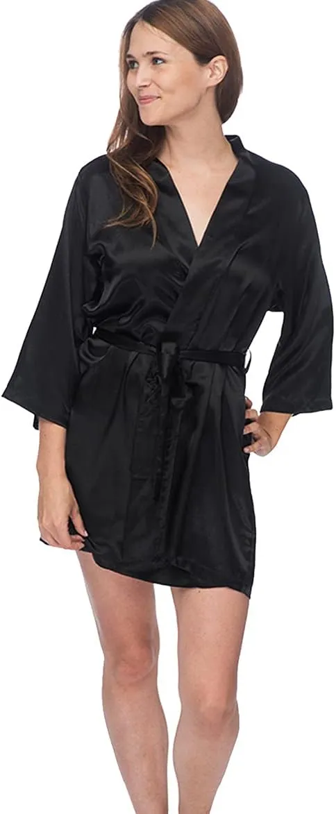King & Queen Satin Robe Set - Gifts for Couples - Matching Satin Robes