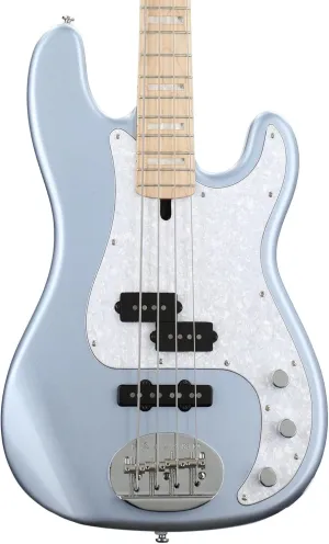Lakland Skyline 44-64 Custom PJ Alder - Ice Blue Metallic with Maple Fingerboard
