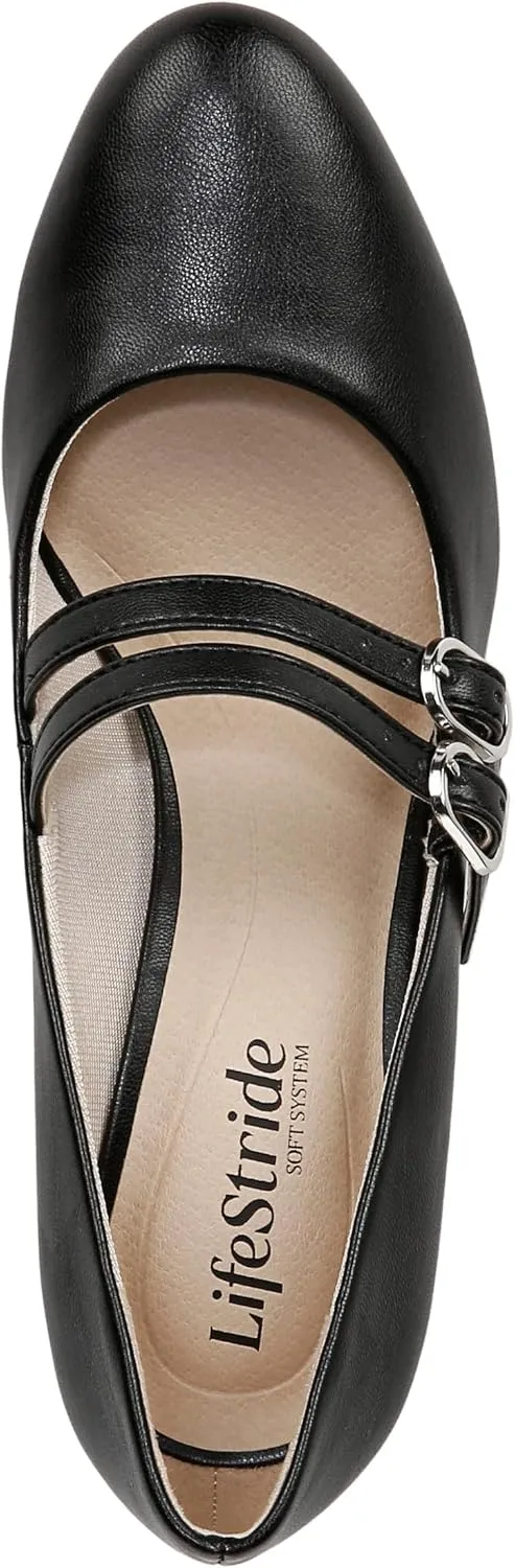 LifeStride Women's True Block Heel Mary Jane Dress Shoe