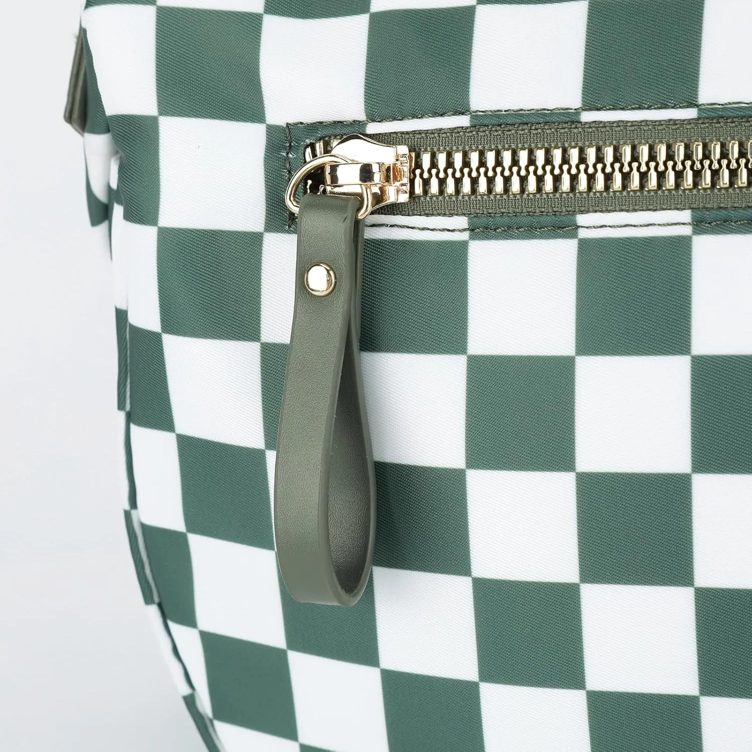Lushandy Checkered Crossbody Bags for Women, Bum Bag Nylon Checkered Shoulder Bag Large Hobo Crossbody Purse for Travel