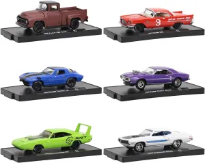 M2 Auto-Drivers Set of 6 Pieces in Blister Packs Release 77 Limited Edition to 9600 Pieces Worldwide 1/64 Diecast Model Cars Machines 11228-77