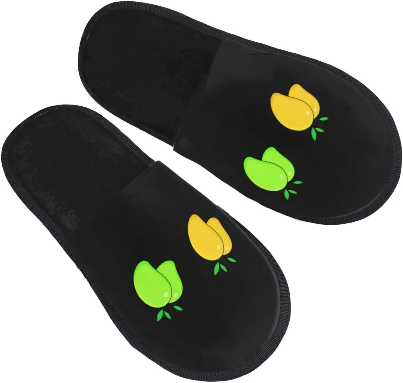 Mango Vector Slippers Winter Indoor and Outdoor Slipper Warm Cozy Soft Lightweight House Shoes Fuzzy Slip-On Slipper Large