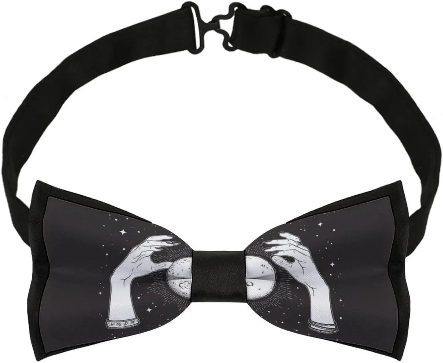 Men's Bow Tie, Adjustable Men's Pre-tied Bow Tie, Soft Men's Bowtie Necktie