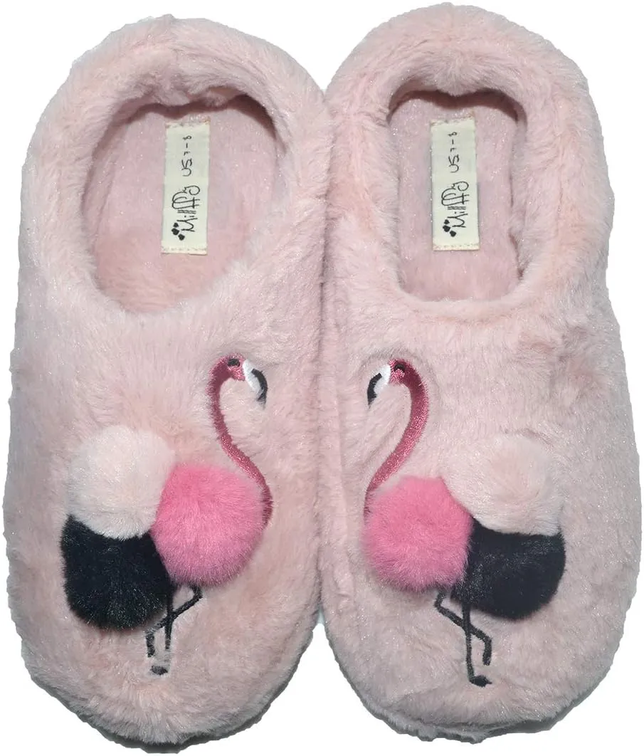 Millffy Warm Animal Soft Cozy Plush Slippers Womens House Slipper Bedroom cat Girl Fuzzy Slippers