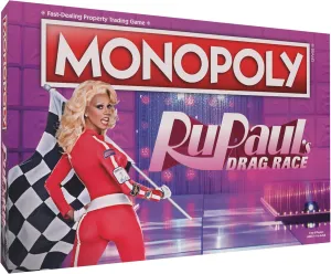 Monopoly RuPaul’s Drag Race | Officially Licensed Collectible Board Game | Play as Checkered Flag, Lipstick, Roll of Duct Tape, and More | Based On Hit Reality TV Series for 6 Players