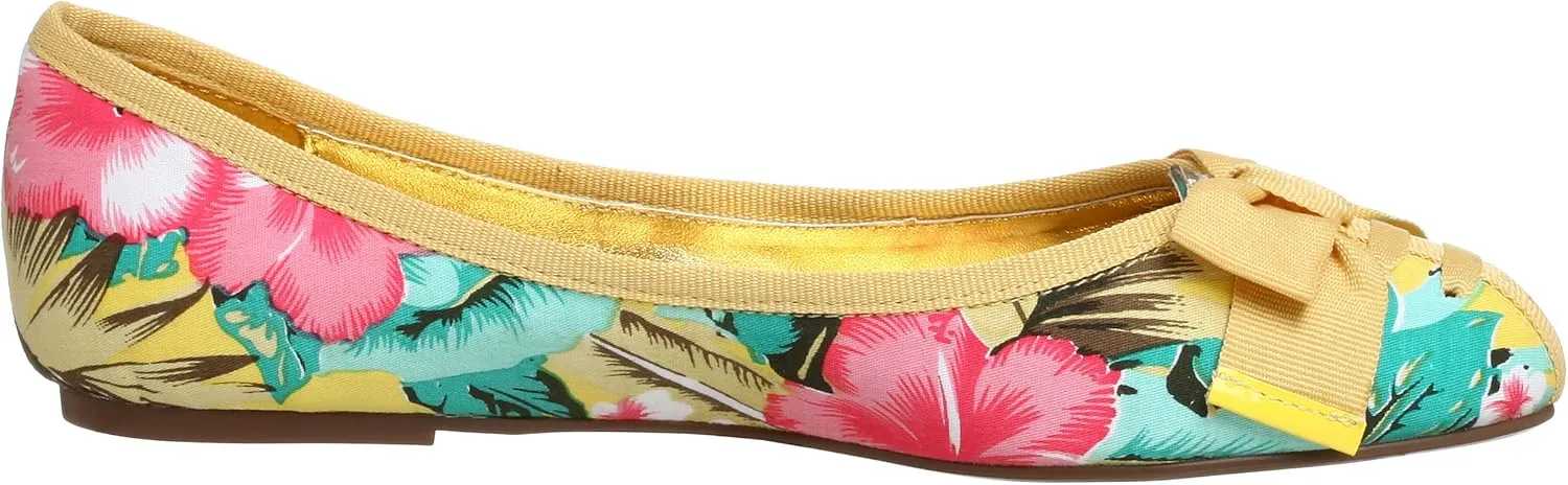 Naughty Monkey Women's Bow Beaten Flat