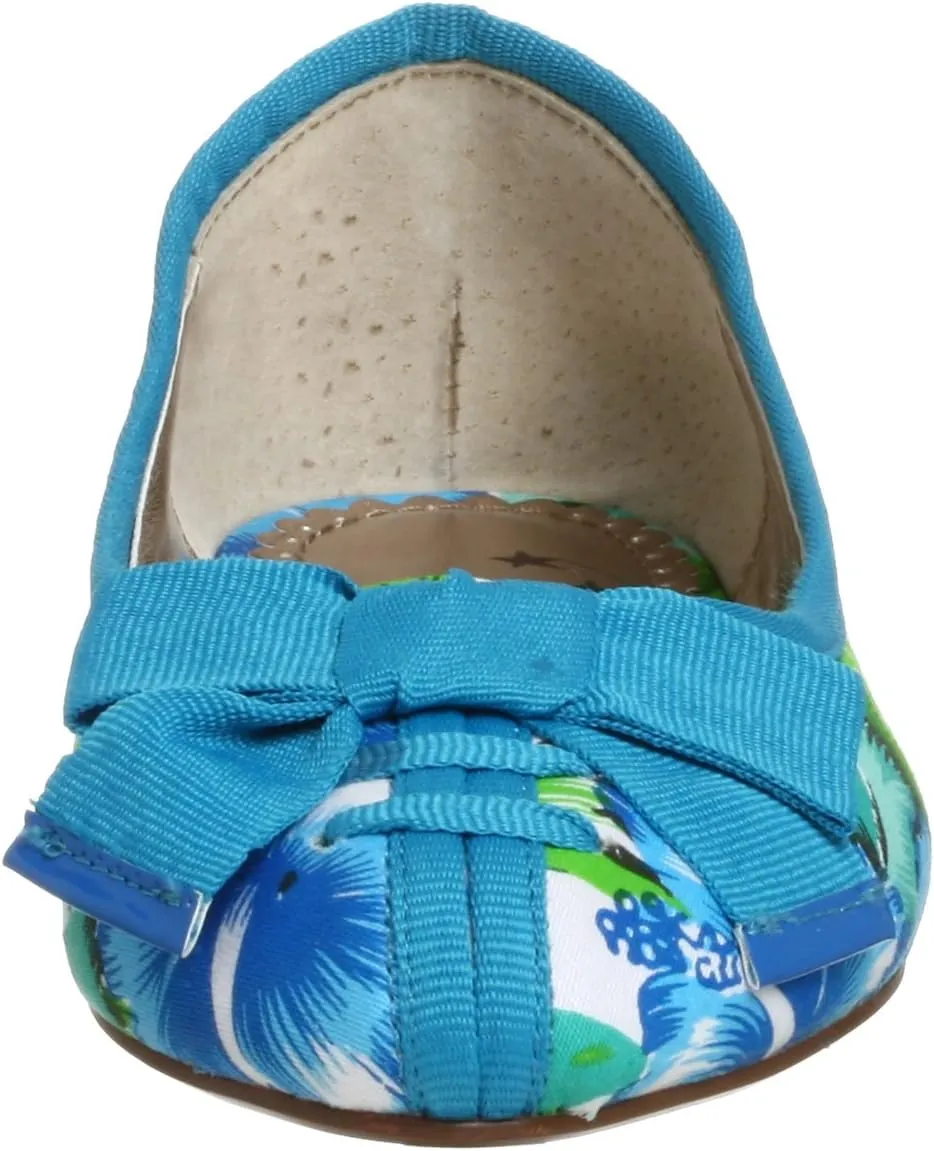 Naughty Monkey Women's Bow Beaten Flat
