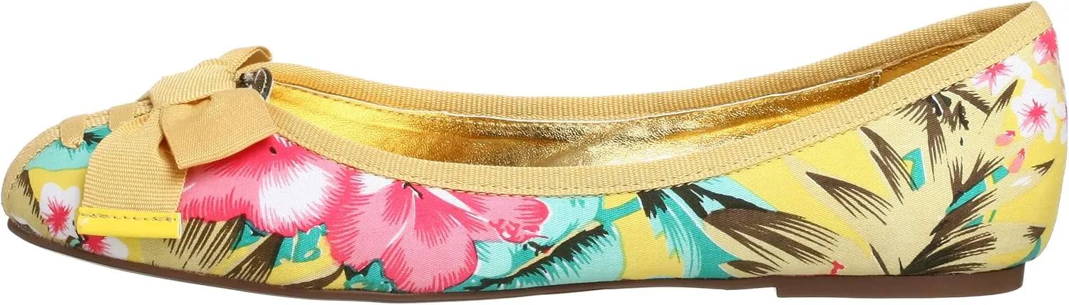 Naughty Monkey Women's Bow Beaten Flat