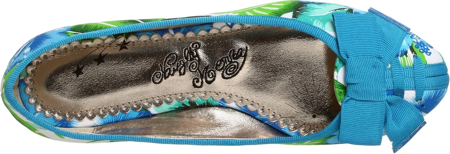 Naughty Monkey Women's Bow Beaten Flat