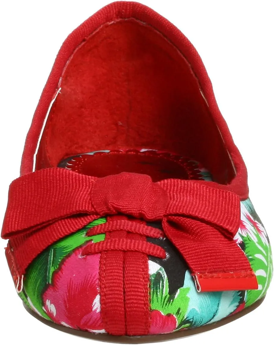 Naughty Monkey Women's Bow Beaten Flat