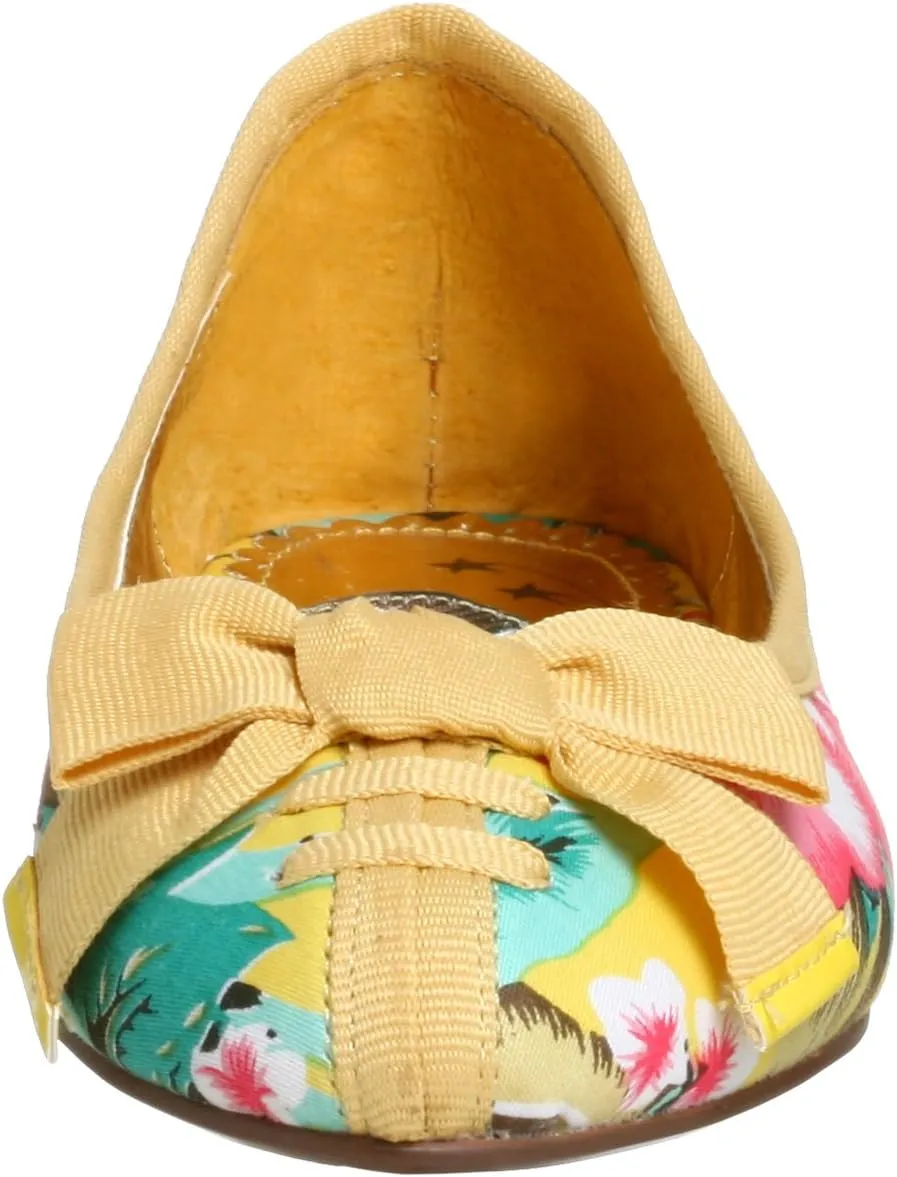 Naughty Monkey Women's Bow Beaten Flat