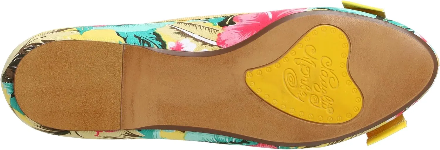 Naughty Monkey Women's Bow Beaten Flat