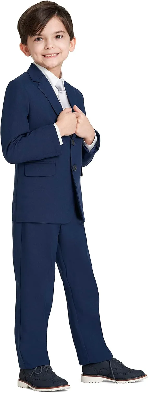 Nautica Boys' 4-Piece Tuxedo Set with Dress Shirt, Bow Tie, Jacket, and Pants