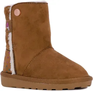 Nautica Kids Girls Boot With Sherpa Fur For Snow And Winter-Warm Ankle Slipper Bootie (Big Kid - Little Kid - Toddler)