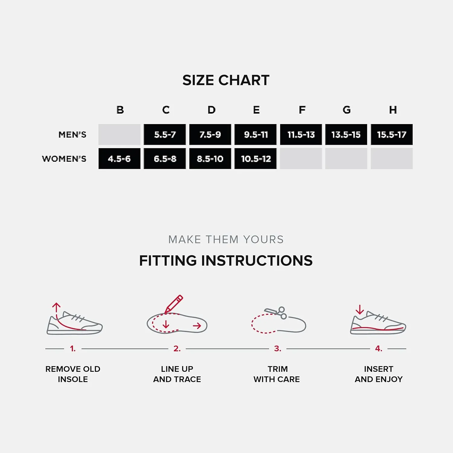 New Balance Casual Flex Orthotic Inserts Cushioning Shoe Inserts
